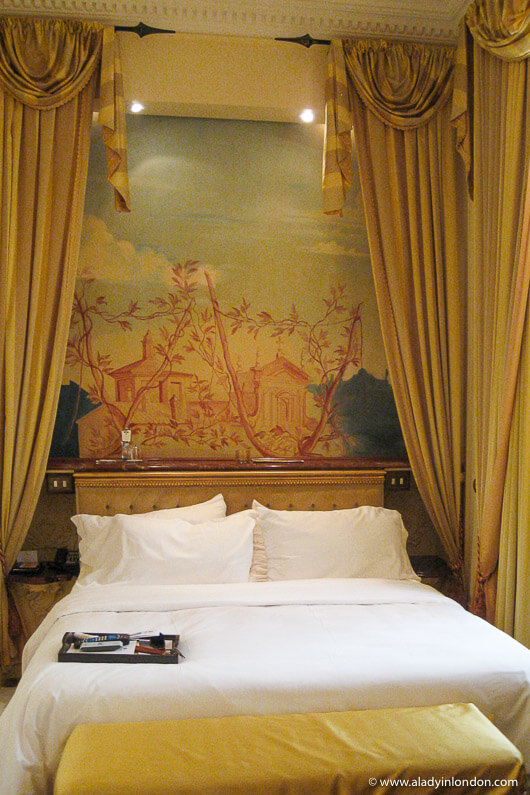 Hotel room at the St Regis Rome