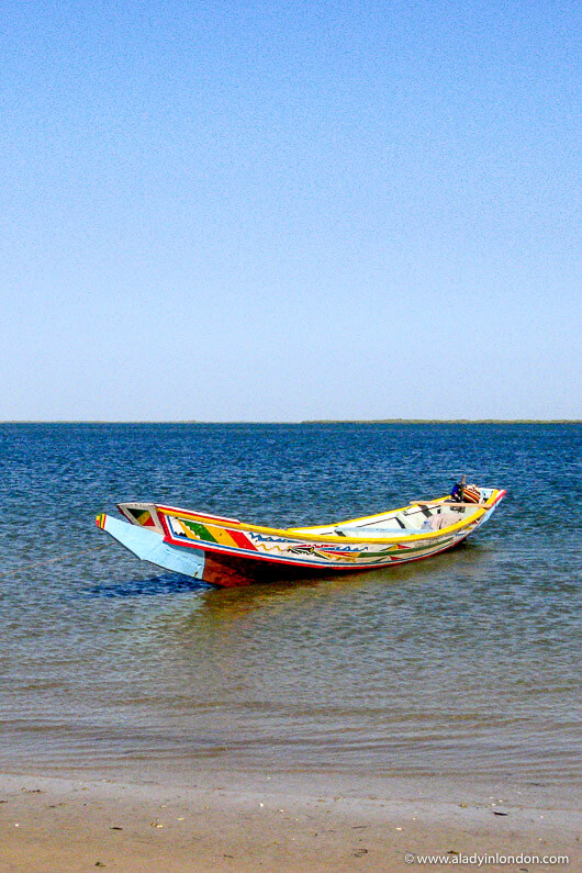 Pirogue on the Sine River in Senegal