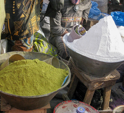 Spices at the Grand Marche Market in Bamako, Mali