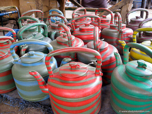 Plastic Teapots at the Bamako Market