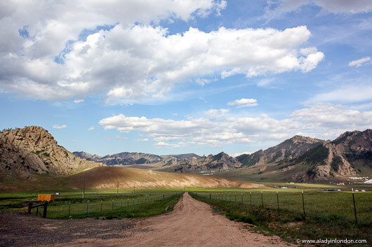 Landscape in Terelj National Park in Mongolia