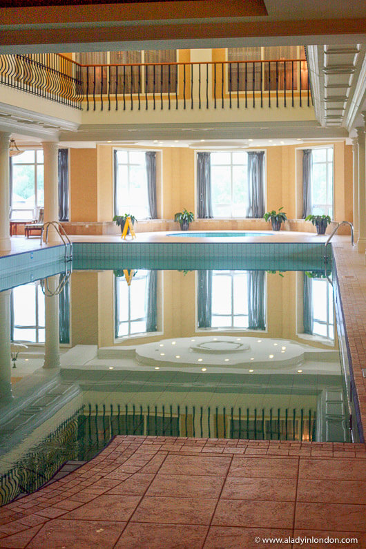 Pool at the Terelj Hotel and Tereljmaa Spa in Mongolia