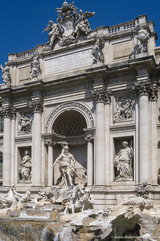 Trevi Fountain in Rome, Italy