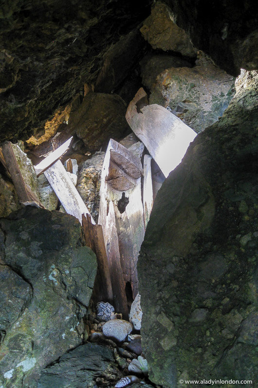Burial site on Tsarabanjina Island in Madagascar
