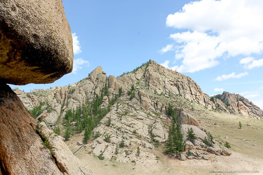 Turtle Rock in Terelj National Park in Mongolia