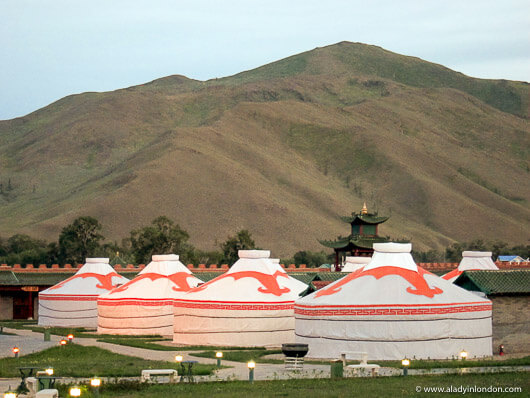 Gers at Hotel Mongolia in Ulaanbaatar