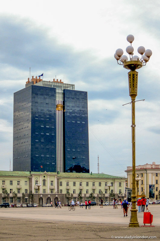 Square in Ulaanbaatar, Mongolia