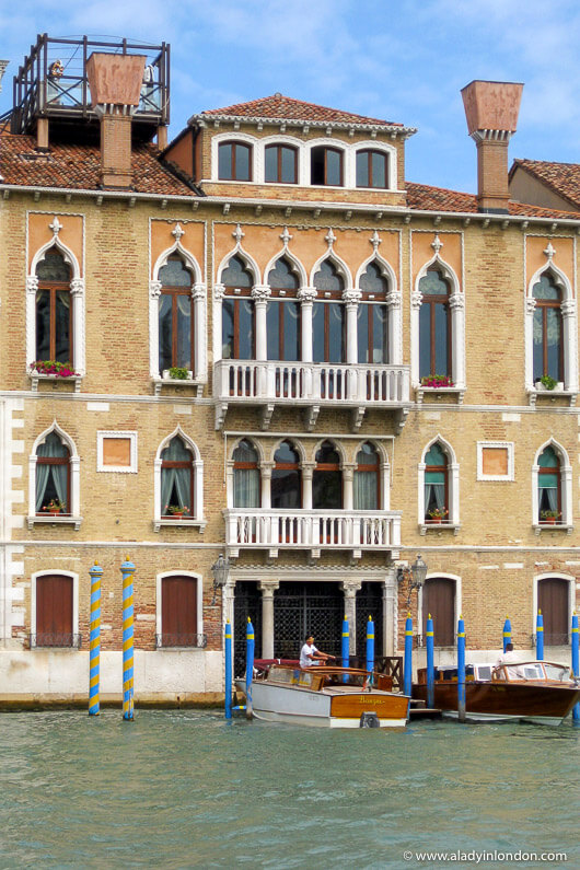 Canal Building in Venice, Italy