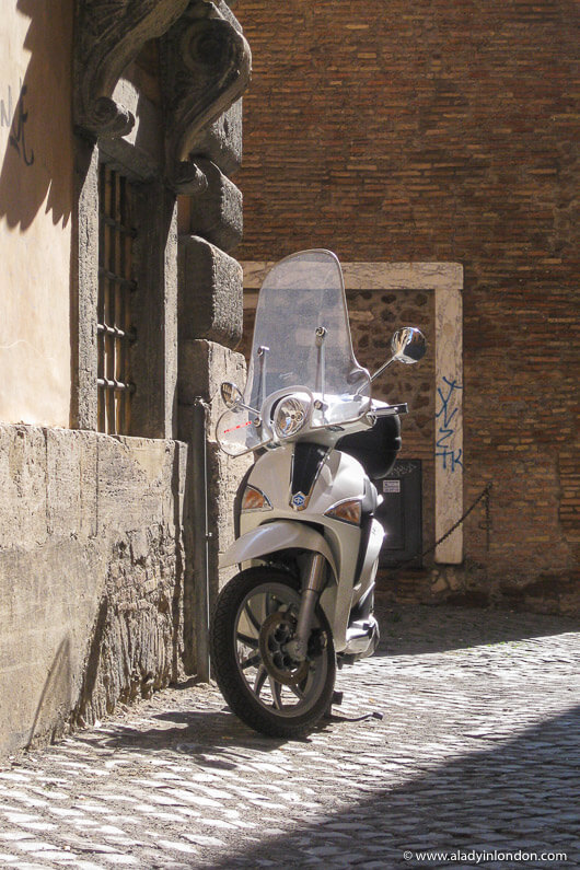 Vespa in Rome, Italy