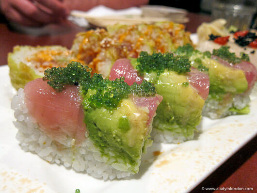 Sushi at Zushi Puzzle Restaurant in San Francisco