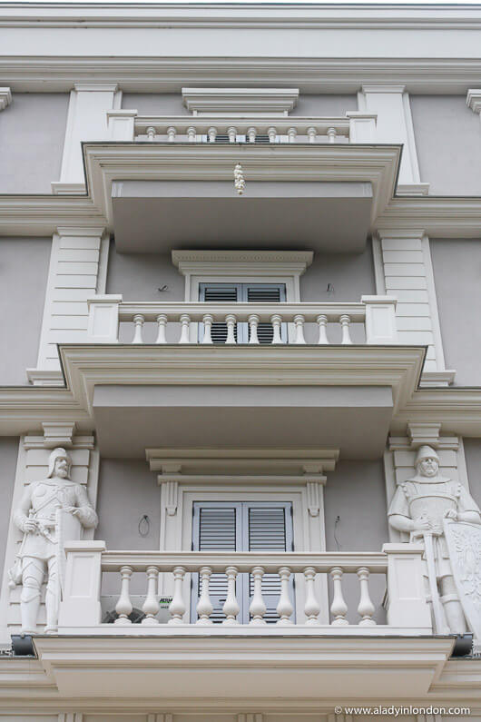 Balconies in Tirana