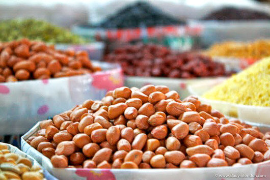 Food for sale at Ben Thanh Market, Ho Chi Minh City