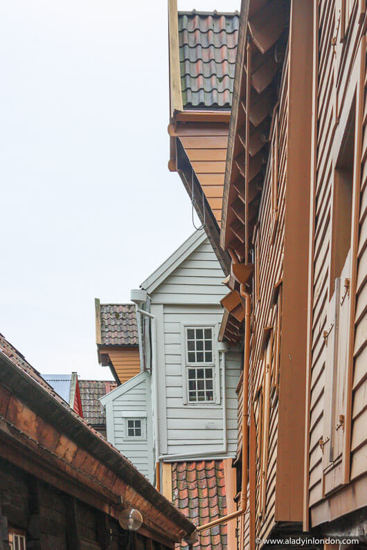 Houses in Bryggen, Bergen, Norway