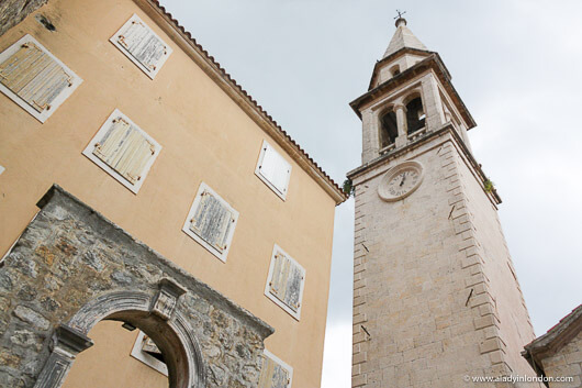 Old town in Budva, Montenegro