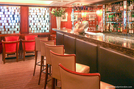 Bar at The Capital Hotel in Knightsbridge, London