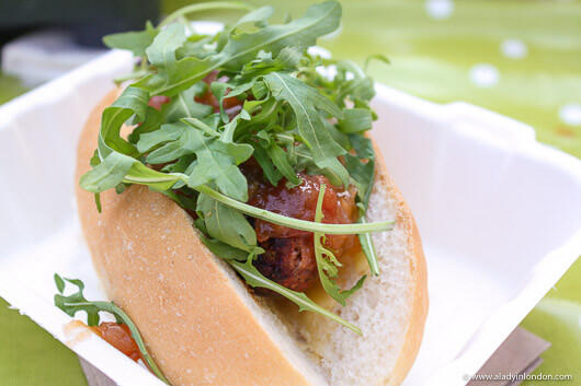 Sausage in Cornwall, England