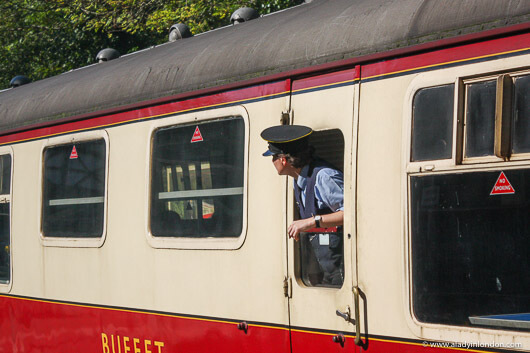 Train in Cornwall, England