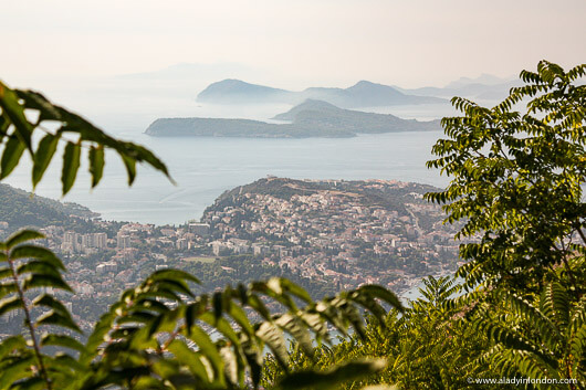View of islands in Croatia