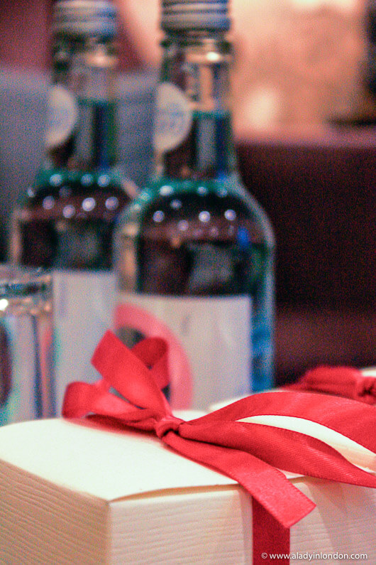 Water for guests at Flemings Hotel in London