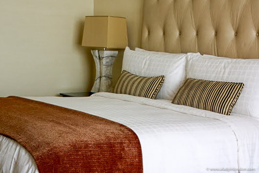 Room at the Four Seasons hotel in Singapore