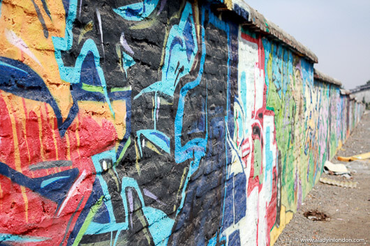 Graffiti wall in Santiago, Chile