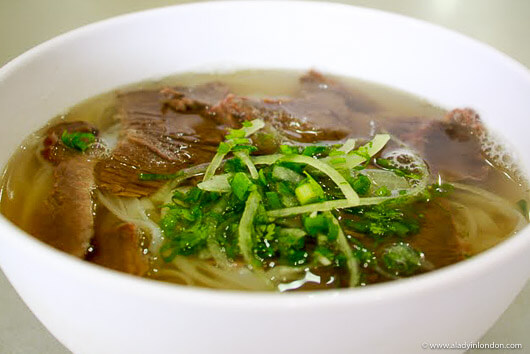 Bowl of pho at Pho 2000 restaurant in Ho Chi Minh City, Vietnam