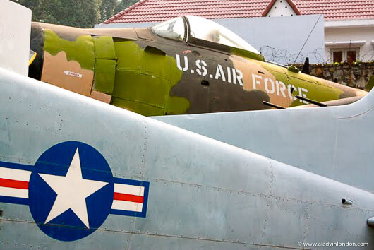 Planes at the Ho Chi Minh City War Remnants Museum