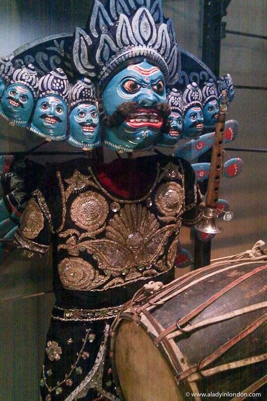 Indian music display at the Horniman Museum in Forest Hill