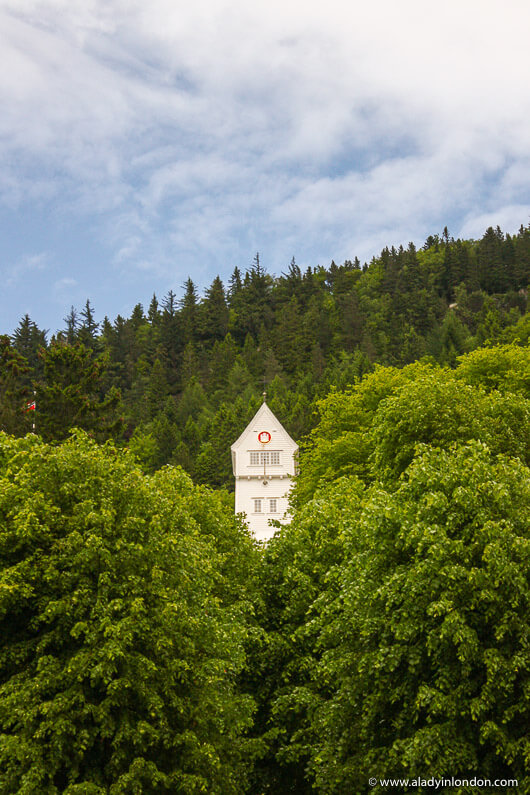 House in the hills in Bergen, Norway