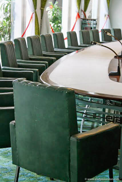 Conference room at the Independence Palace Museum in Ho Chi Minh City
