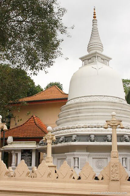 Temple of the Tooth in Kandy, Sri Lanka