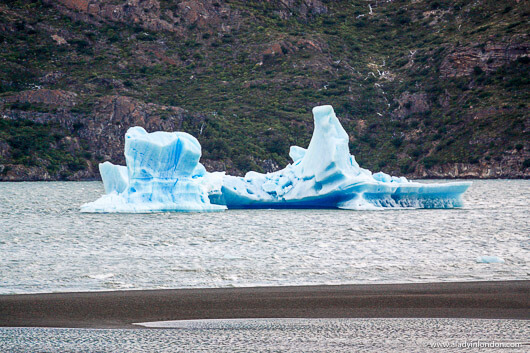 Torres del Paine Grey Glacier in Patagonia, Chile