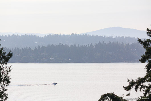 Lake Washington View from the Laurelhurst neighborhood in Seattle