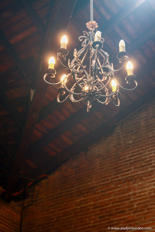 Chandelier in Cousino Macul winery in Chile