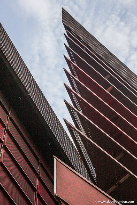 Exterior of the Musee du Quai Branly on the Left Bank in Paris, France