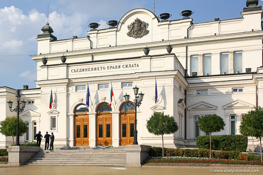 National Assembly building in Sofia, Bulgaria