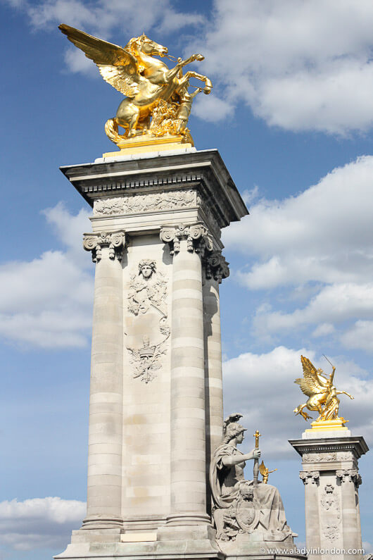 Bridge with winged horses in Paris