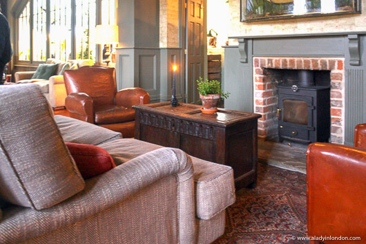 Lounge by The Pig restaurant in the New Forest