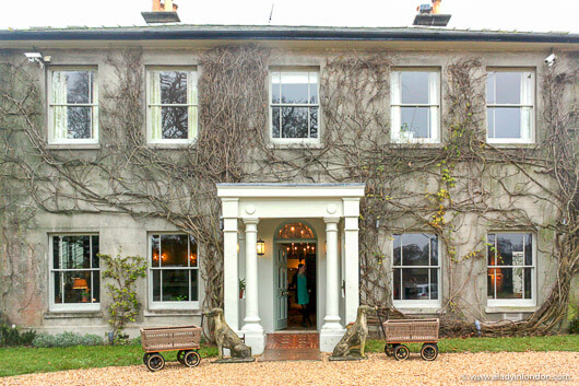 Building facade of The Pig, New Forest