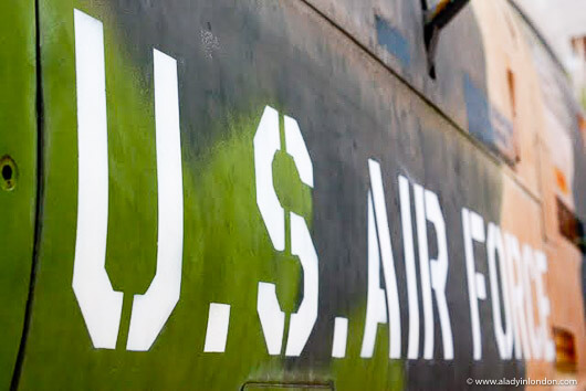 American plane at the War Remnants Museum in Ho Chi Minh City, Vietnam