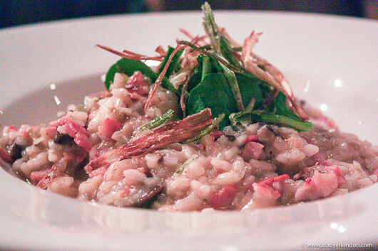 Risotto at Spaghetti Kitchen in Sofia