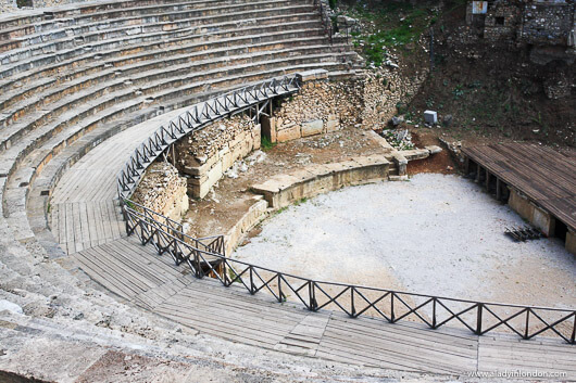 Roman amphitheater in Ohrid