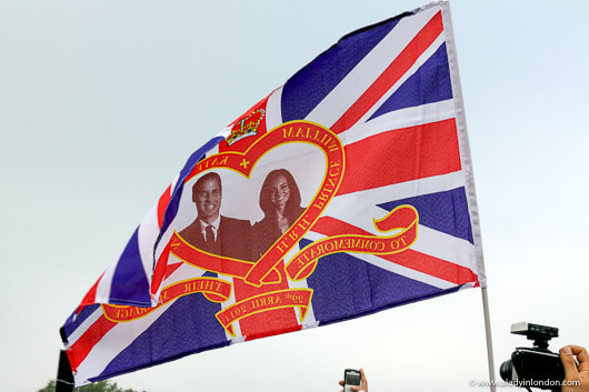 Flag for the Royal Wedding in Hyde Park, London
