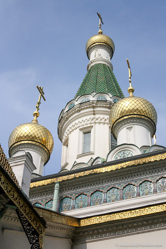Russian church in Sofia, Bulgaria