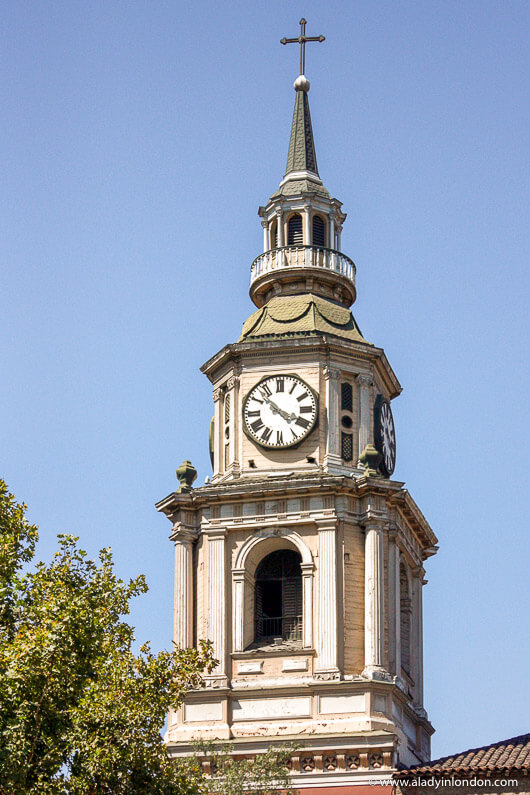 Church Spire in Santiago, Chile