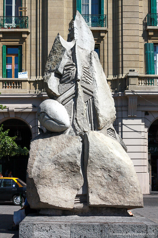 Sculpture in Santiago, Chile