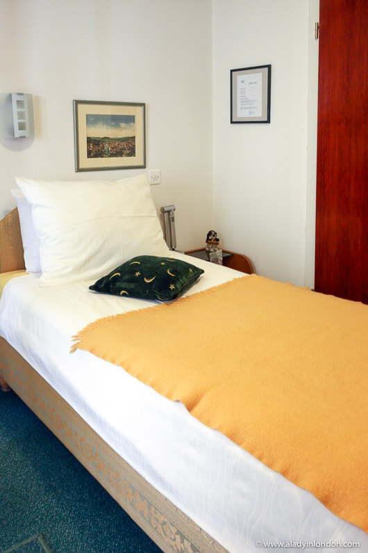 Hotel room at the Halvat Guesthouse in Sarajevo, Bosnia