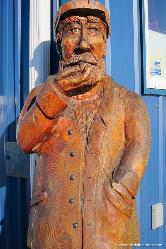 Sculpture in Sidney on Victoria Island in British Columbia, Canada