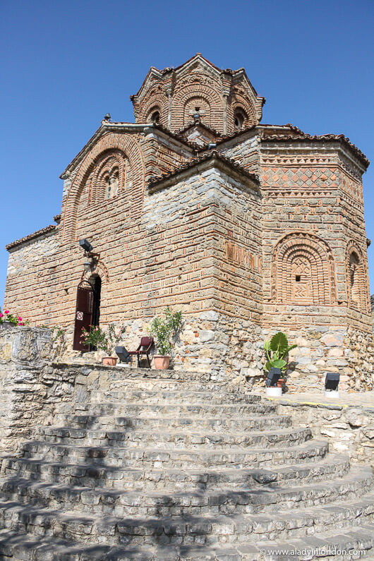 Church of Sveti Jovan at Kaneo in Ohrid, North Macedonia