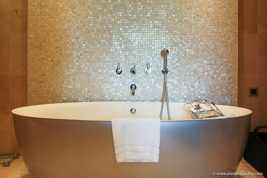Bath tub at the Waldorf Astoria Syon Park hotel